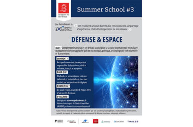 Ecole d’été Défense & Espace 2019