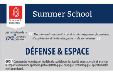 Bordeaux Defence & Space Summer School 2022