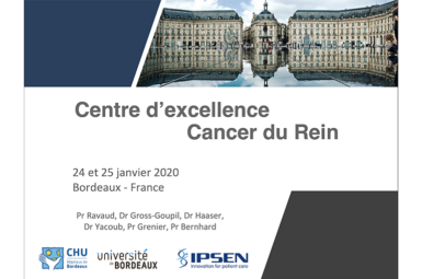 Accueil des membres du « Centre d’excellence sur le Cancer du Rein »